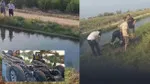 Adana’dan kahreden haber: Kanala devrilen pikap, baba ve iki kızına mezar oldu