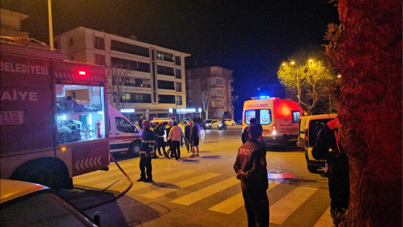 Çorum'da bir binada yangın: 3'ü polis 6 kişi dumandan etkilendi