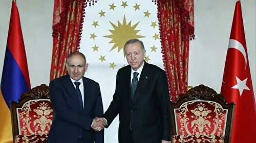 Cumhurbaşkanı Erdoğan İstanbul'da Paşinyan'ı kabul etti: Normalleşme görüşüldü