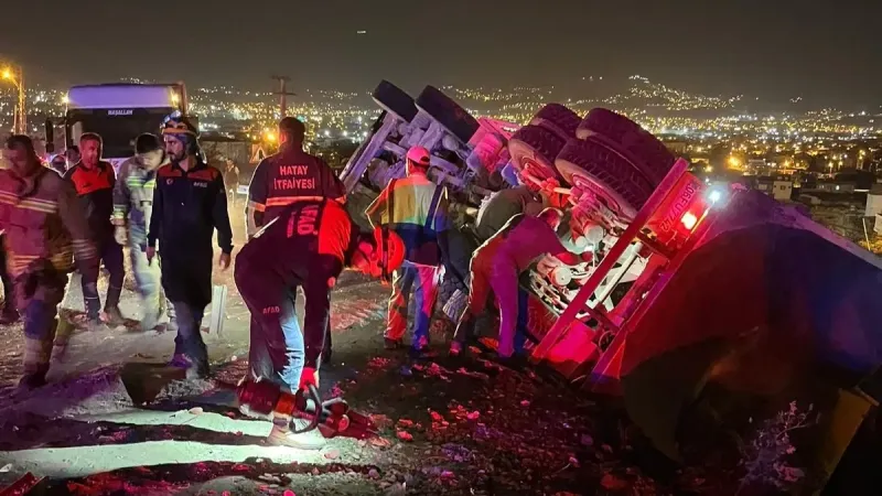 Hatay'da Feci Kaza! Kamyon Şoförünün Akıbeti Şoke Etti