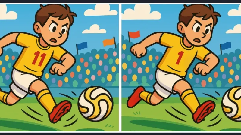 Hırsla top sürmeye çalışan iki futbolcu arasındaki farkı sadece yüksek IQ'su olanlar 12 saniyede buluyor