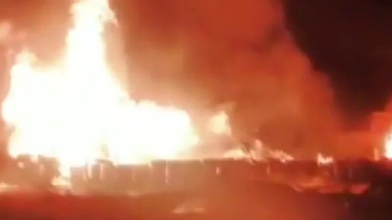 İran’da LPG dolum tesisinde korkutan yangın