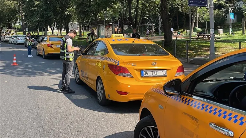 İstanbul'da taksi şoförlerine 46 bin 235 lira ceza!