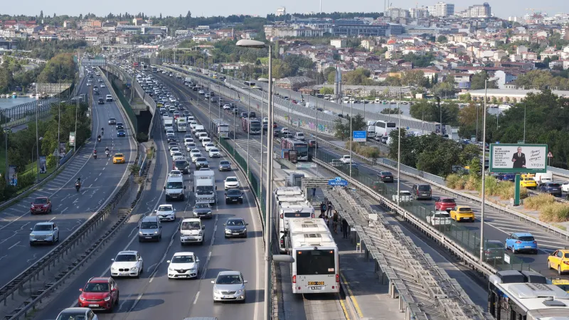 İstanbul'da trafik yoğunluğu yüzde 72’ye çıktı