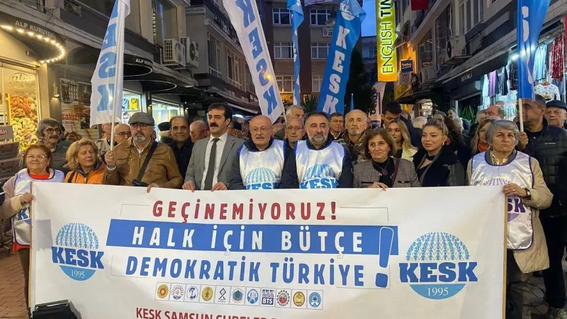 KESK Samsun şubeler platformu: 2026 bütçesi tarihinin en ağır rant bütçesidir