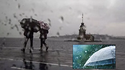 Meteorolojiden İstanbul dahil birçok il için sağanak yağış uyarısı