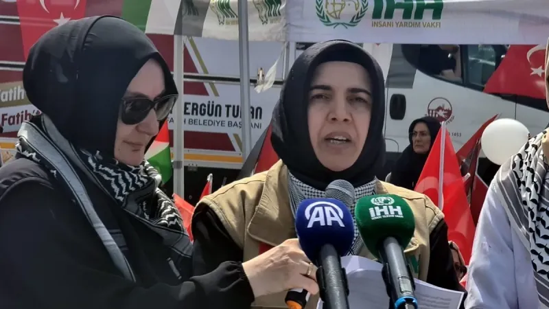 Filistin İçin Ayaktayız! Kadınlardan İsrail'e Tarihi Protesto