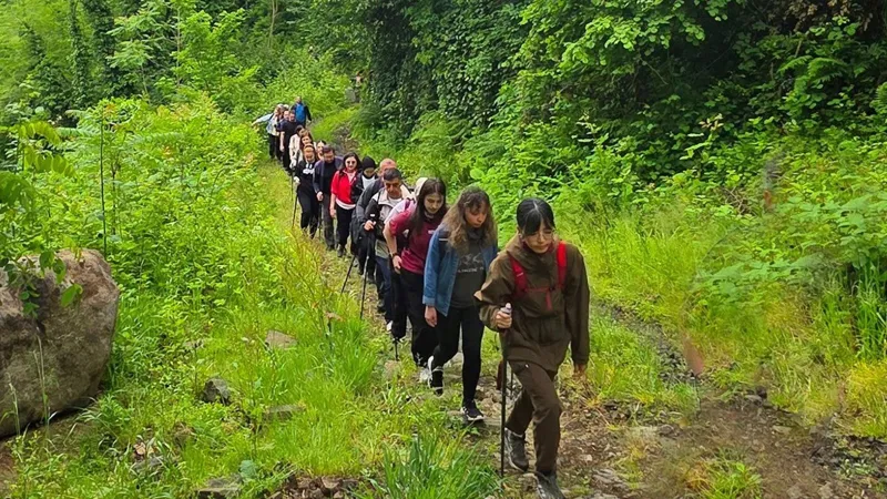 Ordu'da 62 dağcı, doğa yürüyüşü gerçekleştirdi