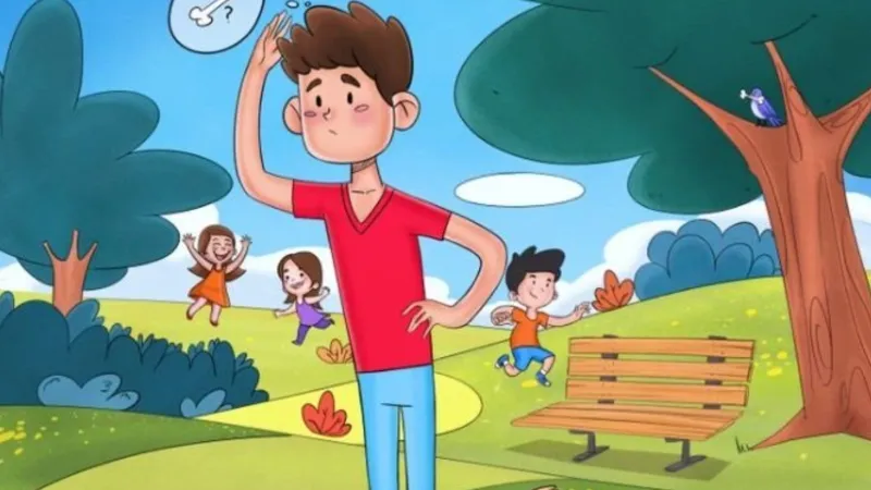 Parktaki gizemi çözen dahi sayılıyor! Bu resimdeki gizli kemiği bulmak için en az 130 IQ gerekiyor