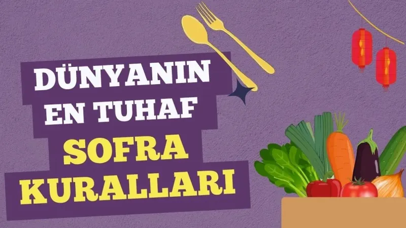 Tabağı bitirmek ayıp sayılıyor! Dünyanın en şaşırtıcı sofra kuralları
