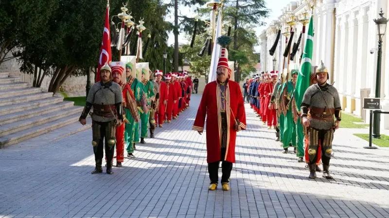 Yıldız Sarayı’nda mehteran coşkusu yaşandı